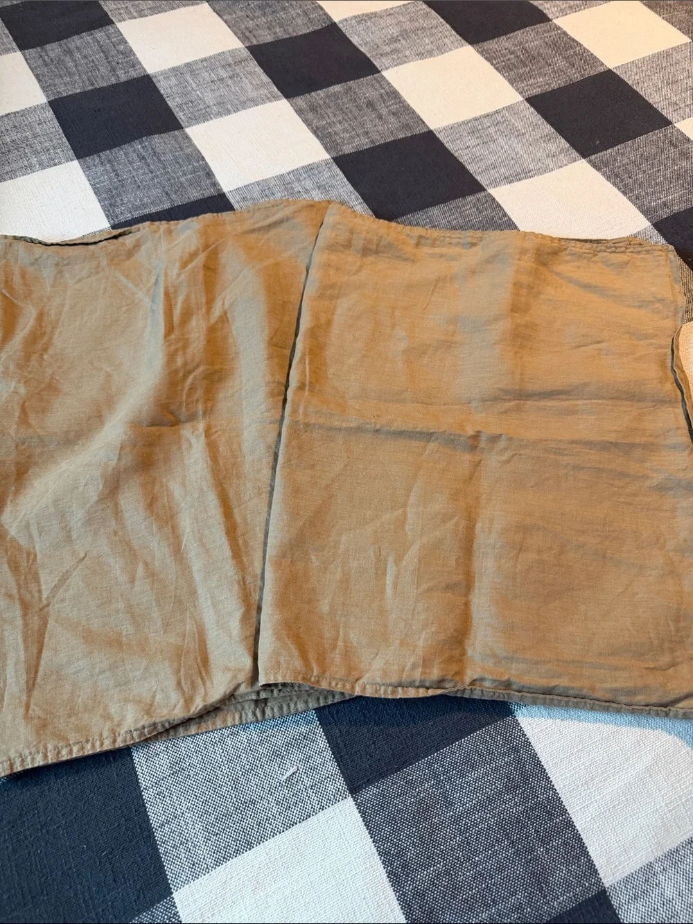 IKEA Beige/Tan Linen-shams